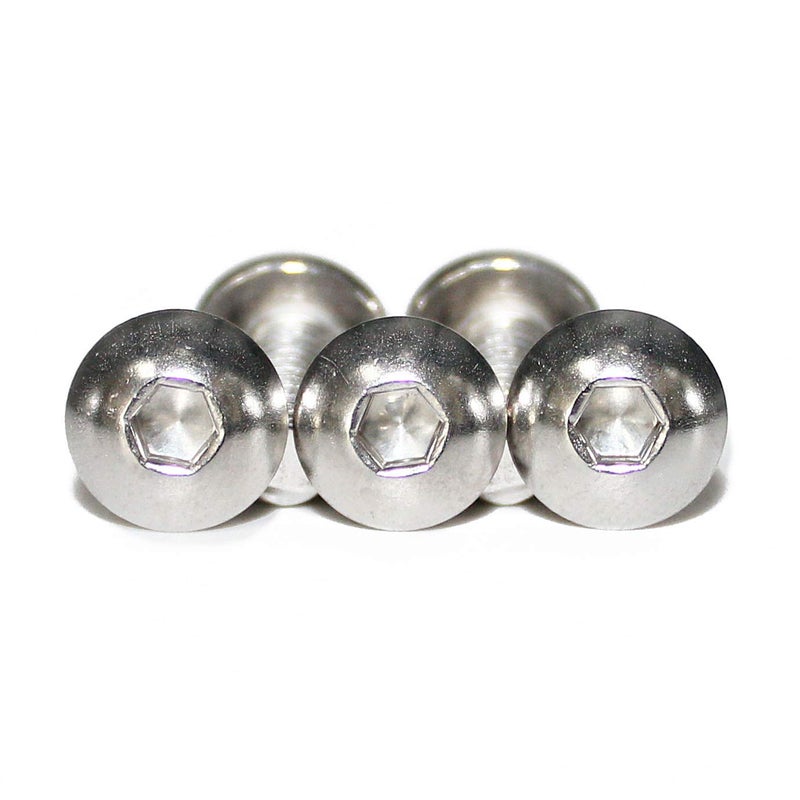 Fullerkreg 100 Pcs M4-0.70 x 8mm Button Head Socket Cap Bolts Screws, 18-8 Stainless Steel, Allen Hex Drive, ISO 7380, by Fullerkreg,Come in a Plastic Case - Image 3